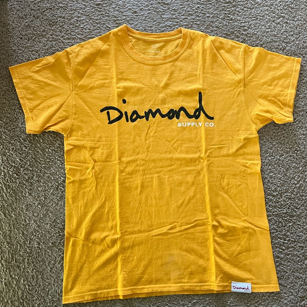 Diamond Supply Co. Yellow T-Shirt
